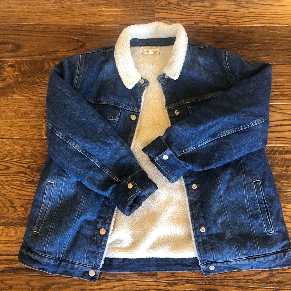 Madewell Sherpa Jean Jacket
